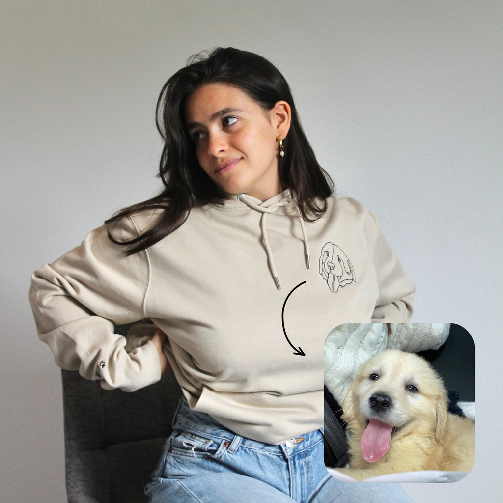Custom Pet Embroidery Hoodie Small