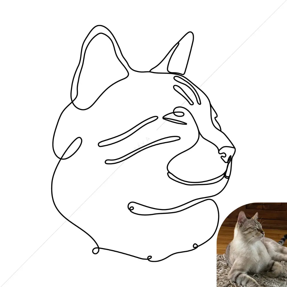 Digital Portrait - Forever In One Line