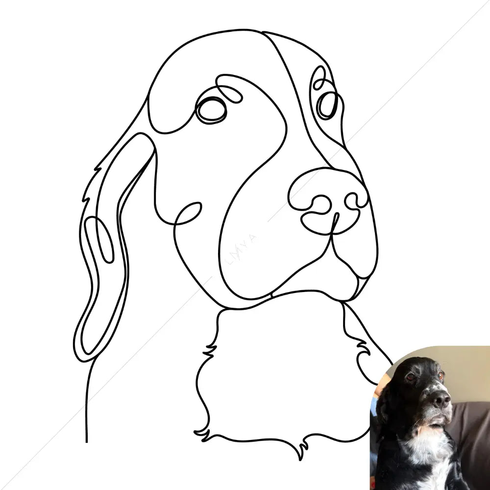 Digital Portrait - Forever In One Line