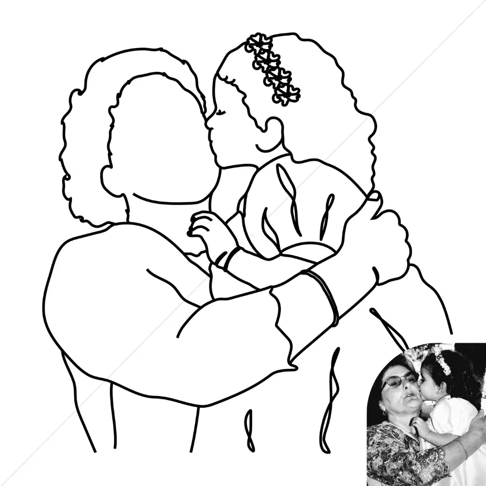 Digital Portrait - Forever In One Line