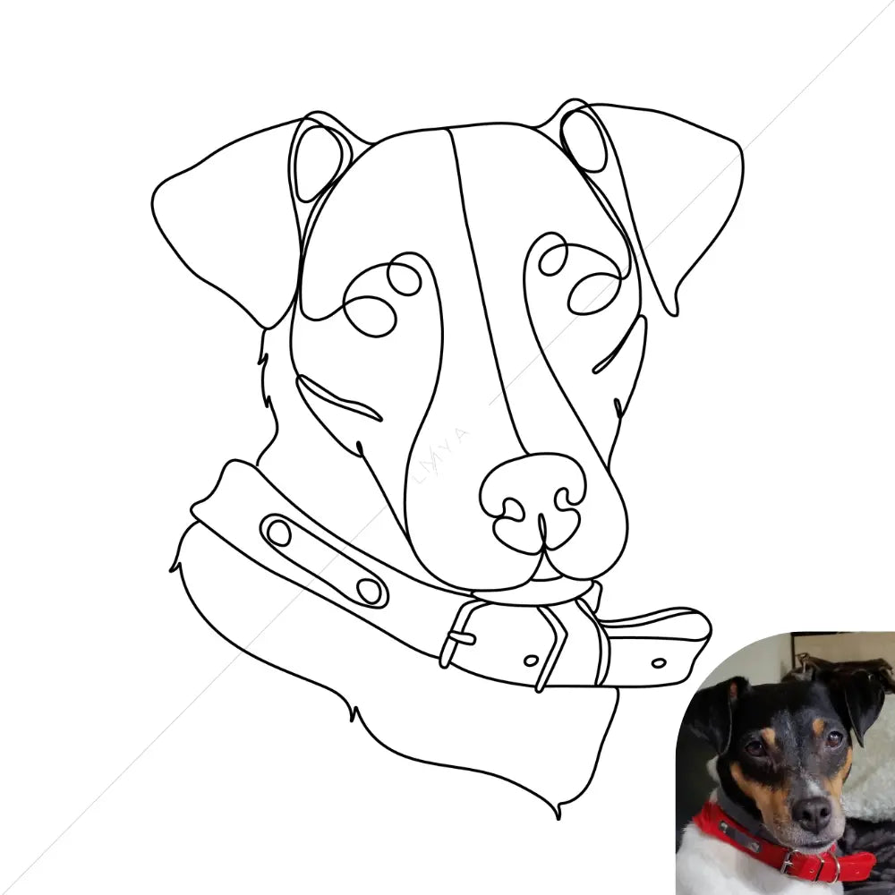 Digital Portrait - Forever In One Line