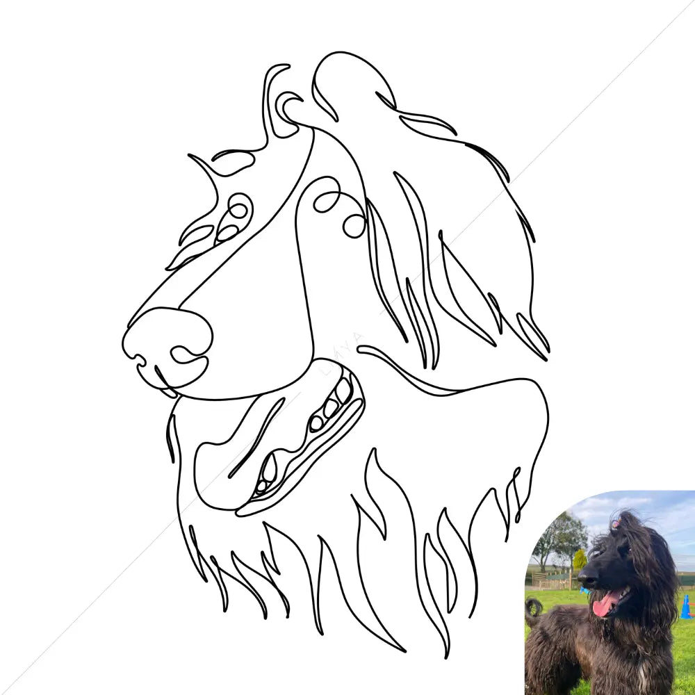 Digital Portrait - Forever In One Line