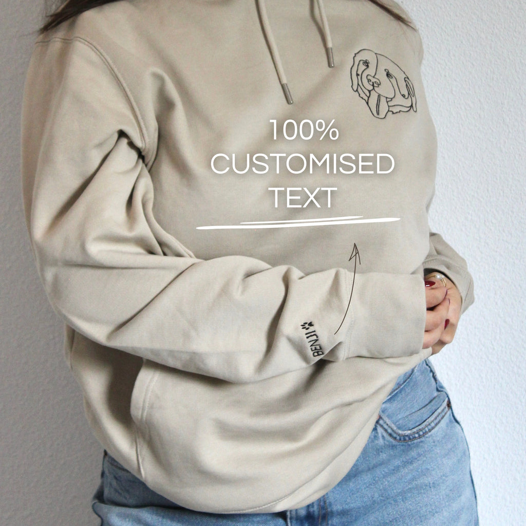 Custom Pet Embroidery Hoodie Small
