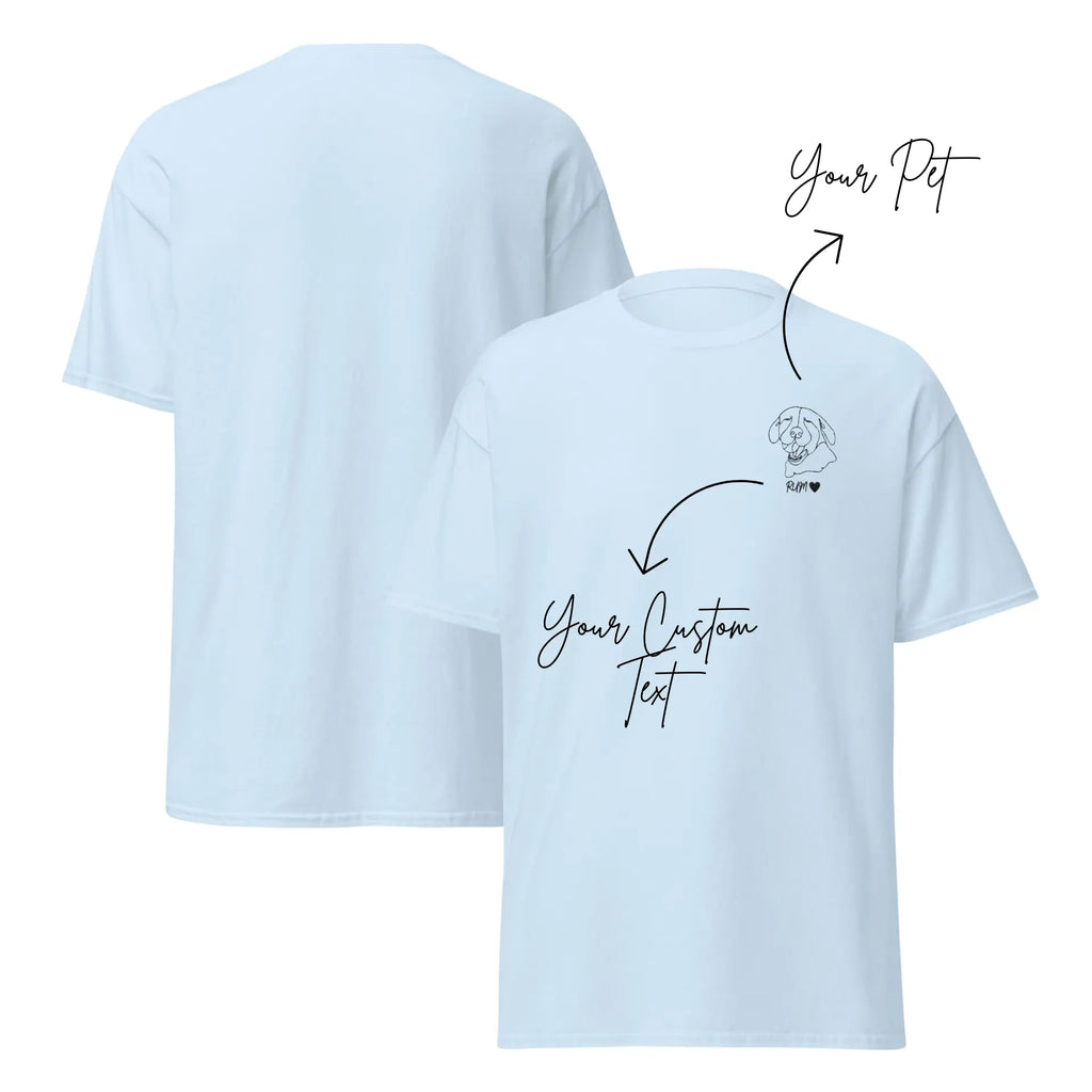 Custom Pet Embroidery T-Shirt Small