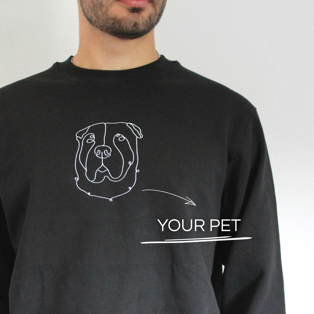 Custom Pet Embroidery Sweatshirt