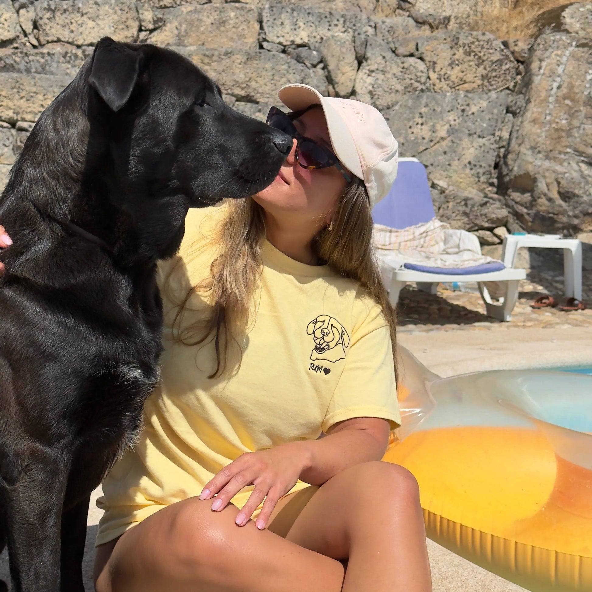 Custom Pet Embroidery T-Shirt Small