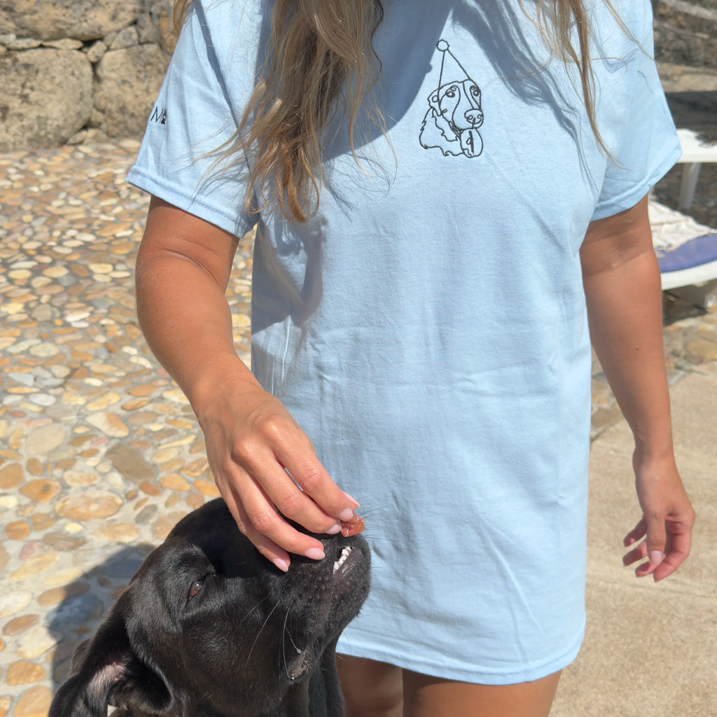 Custom Pet Embroidery T-Shirt