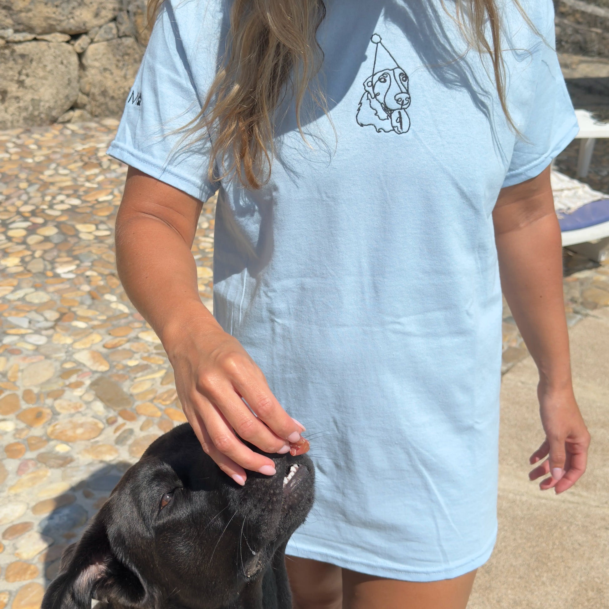 Custom Pet Embroidery T-Shirt