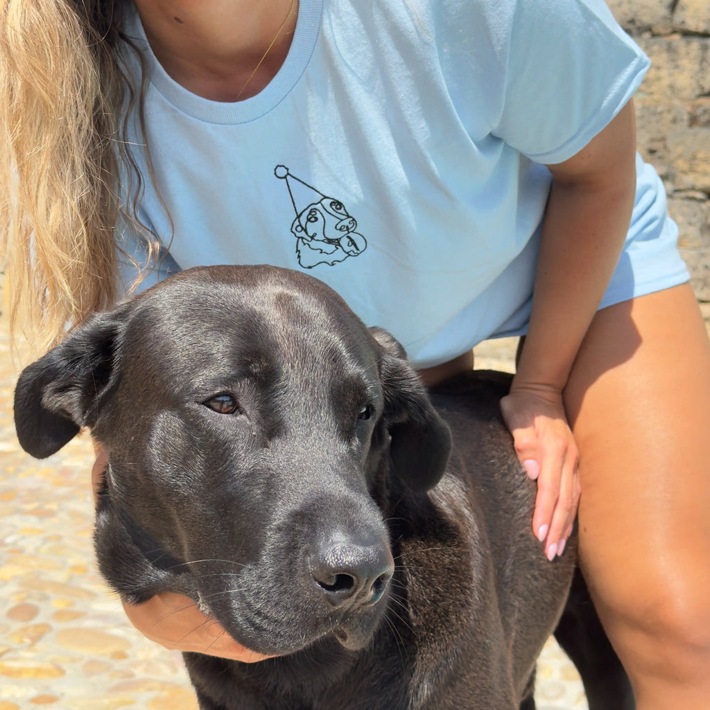 Custom Pet Embroidery T-Shirt