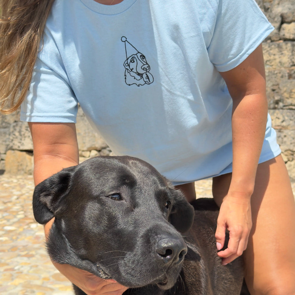 Custom Pet Embroidery T-Shirt