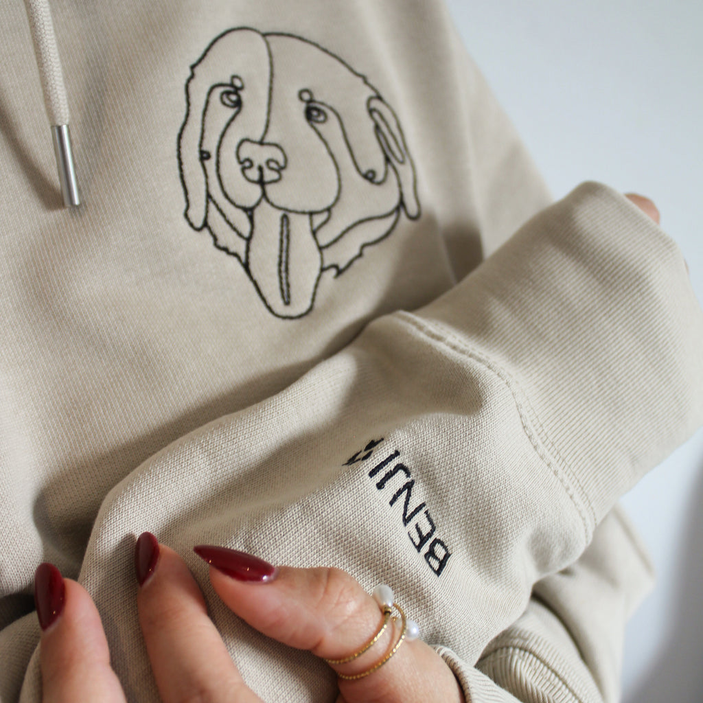 Custom Pet Embroidery Hoodie Small