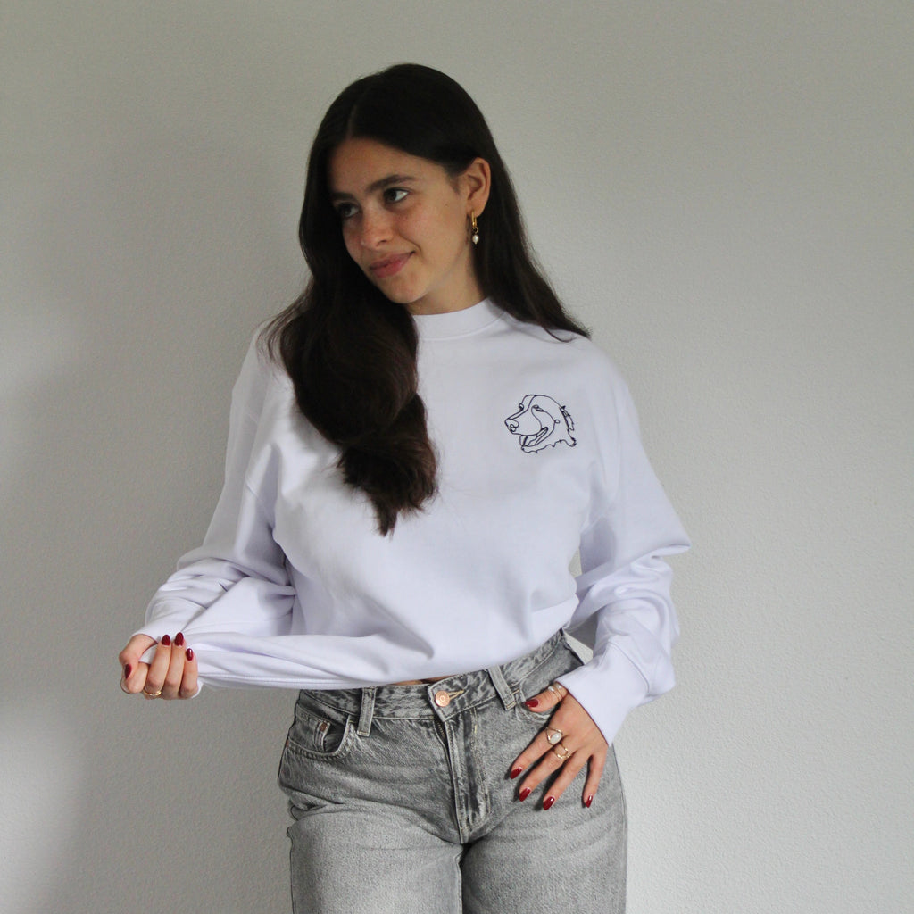 Custom Pet Embroidery Sweatshirt Small