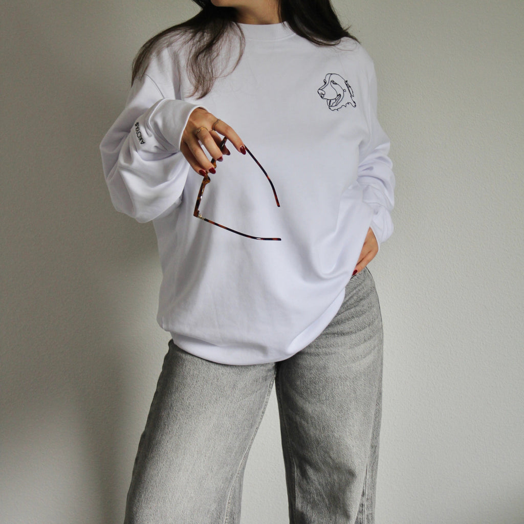 Custom Pet Embroidery Sweatshirt Small