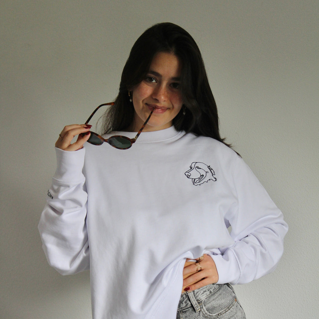 Custom Pet Embroidery Sweatshirt Small