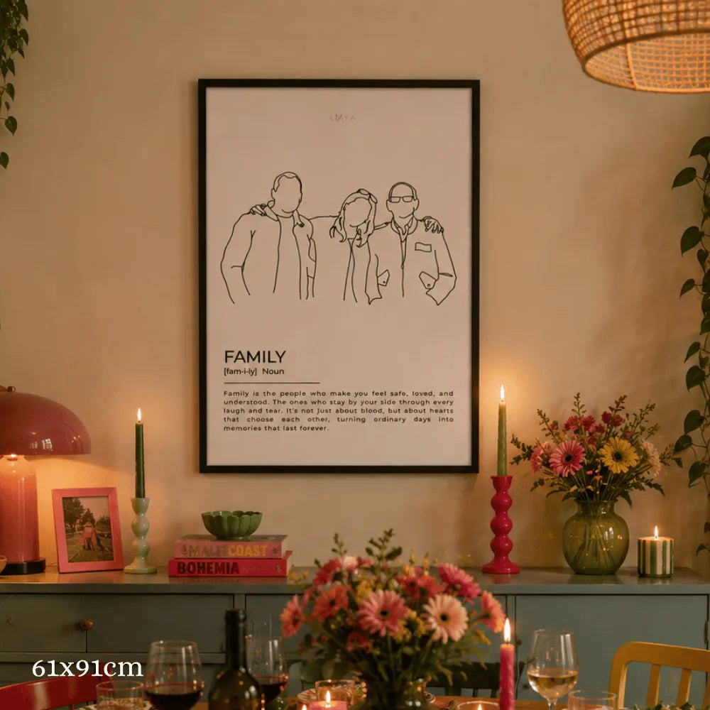 Framed Poster - Home Is Love