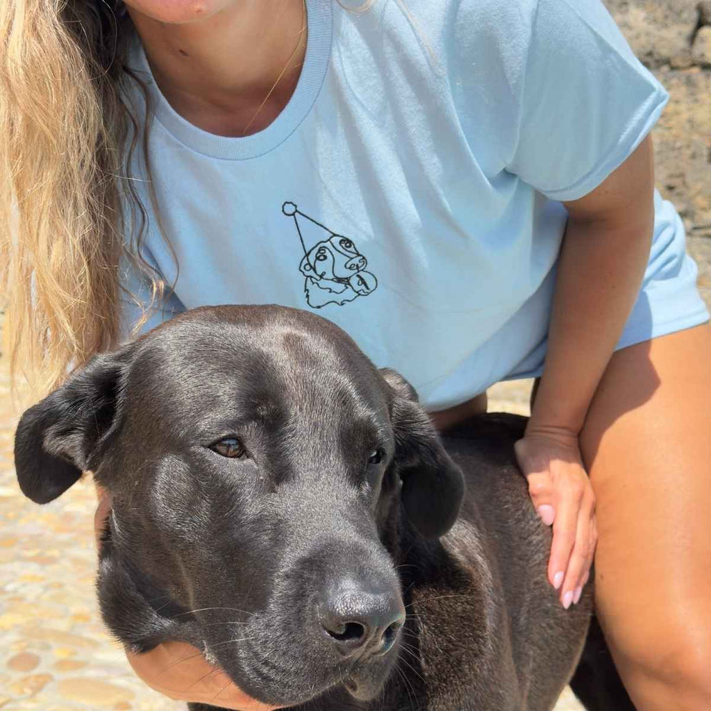 Custom Pet Embroidery T-Shirt
