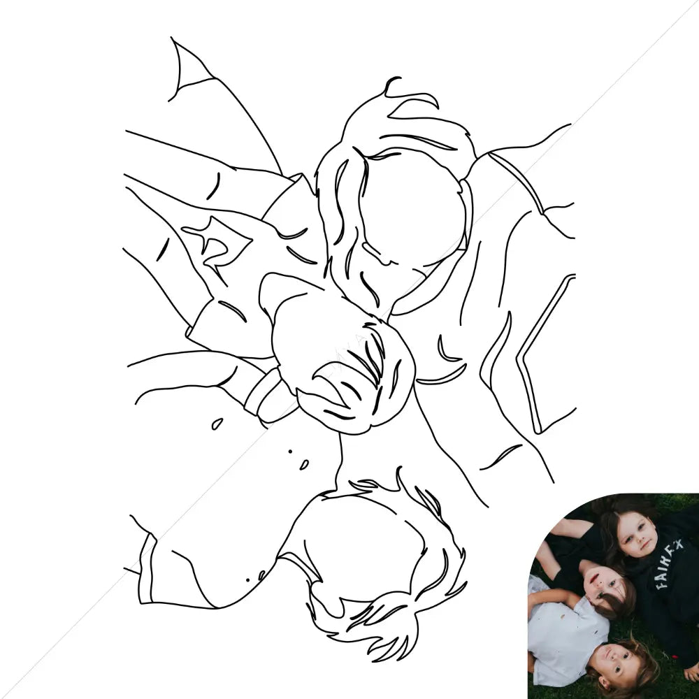 Digital Portrait - Forever In One Line