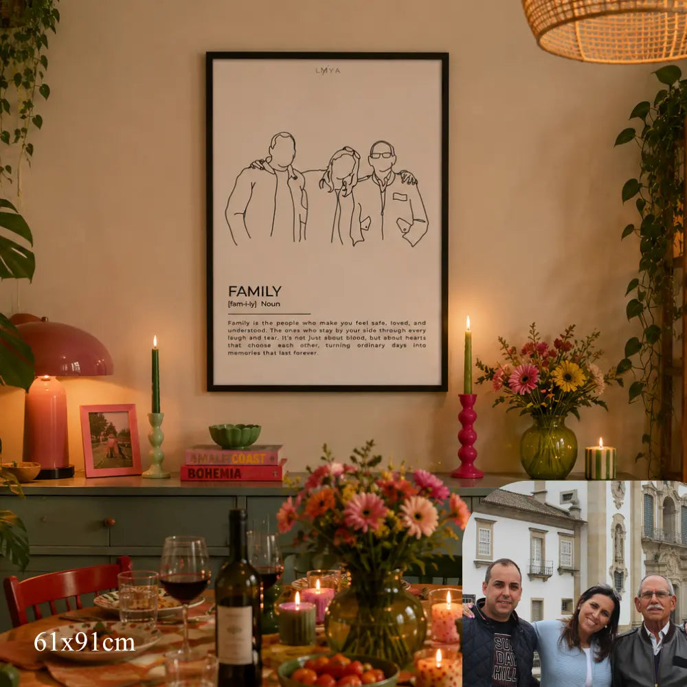 Framed Poster - Home Is Love