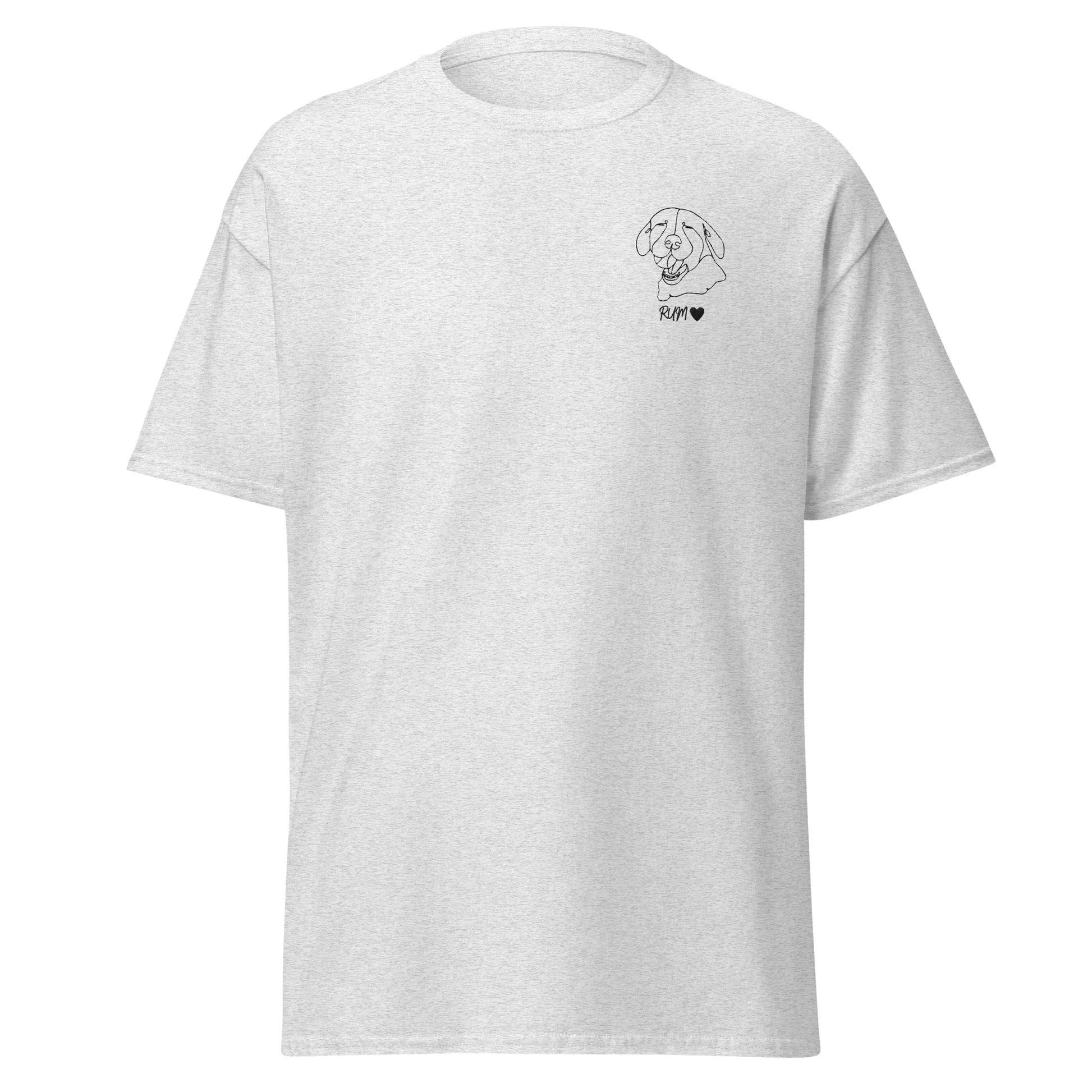 Custom Pet Embroidery T-Shirt Small
