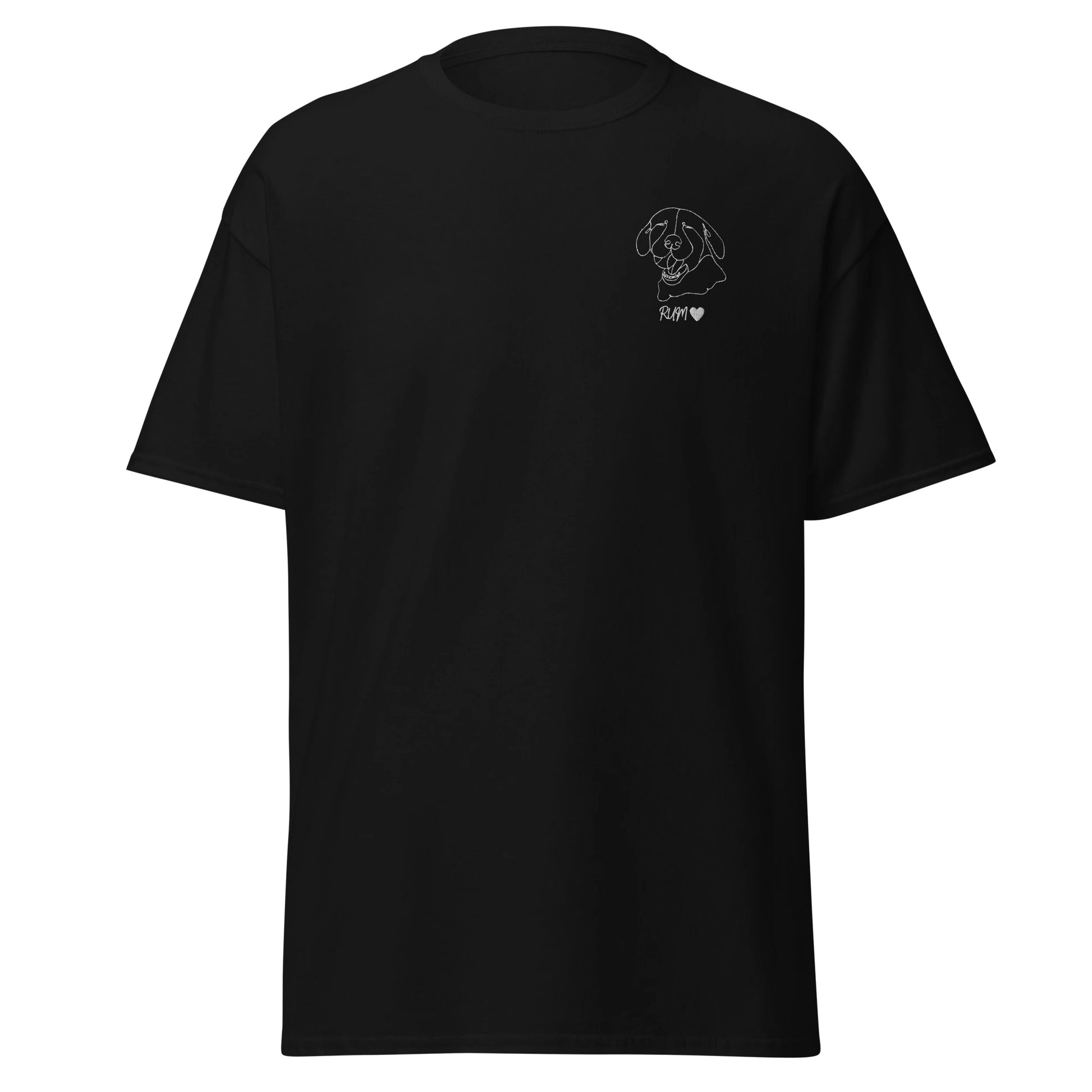 Custom Pet Embroidery T-Shirt Small