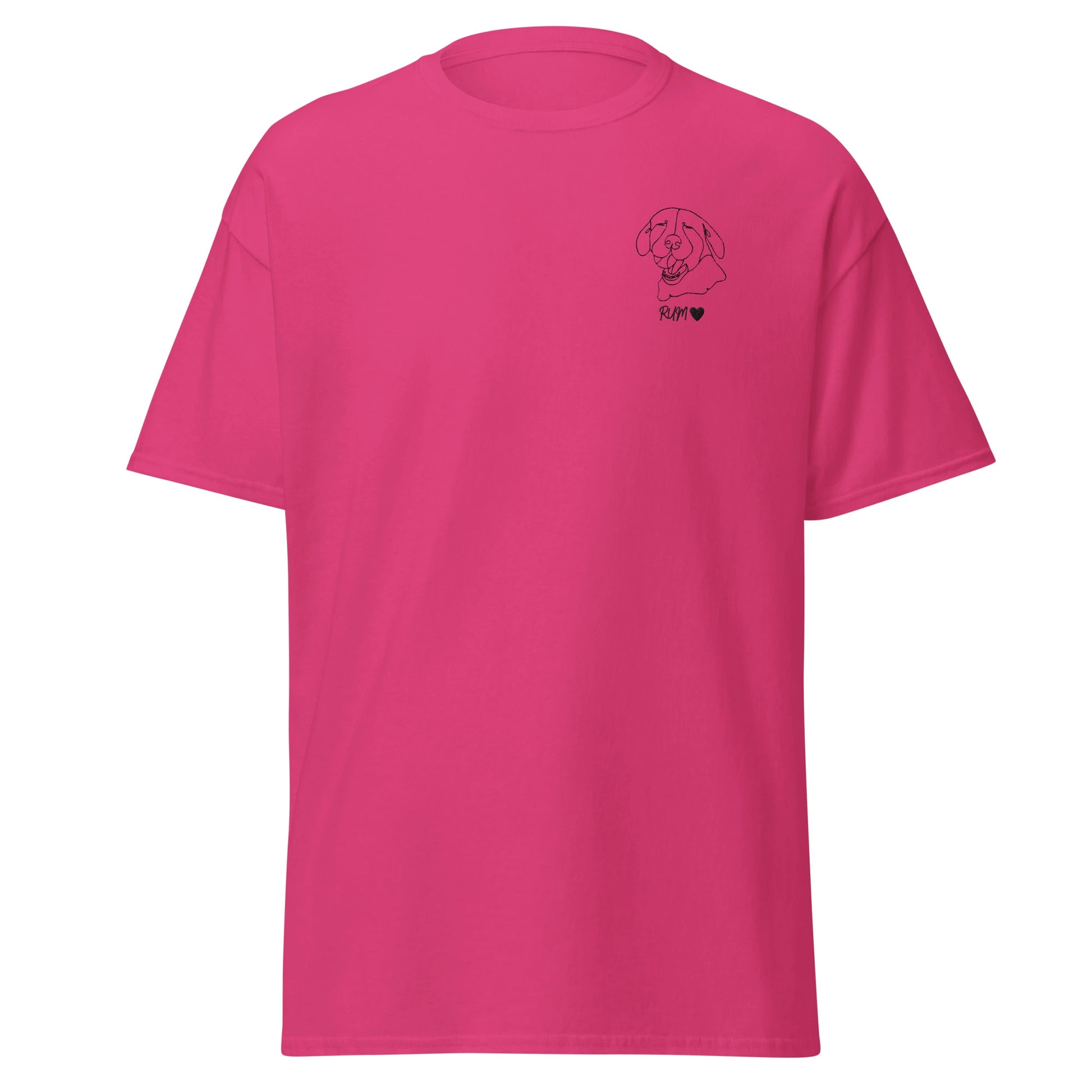 Custom Pet Embroidery T-Shirt Small