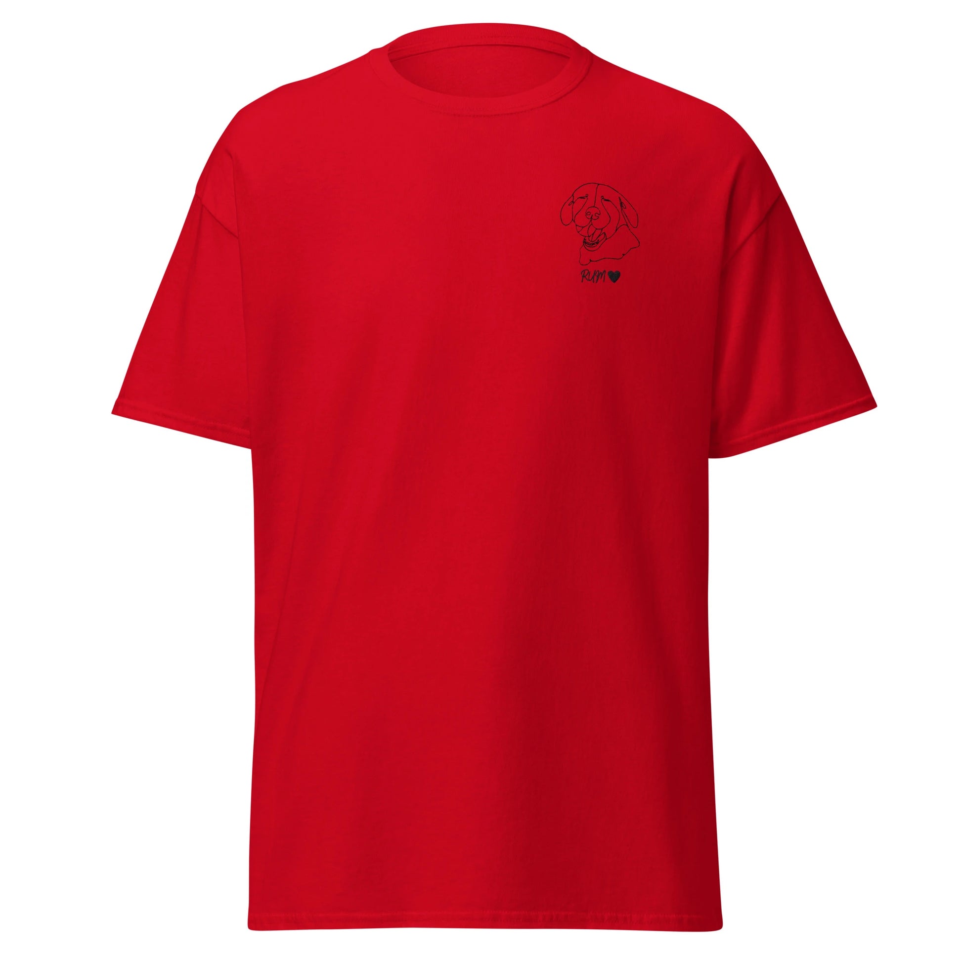 Custom Pet Embroidery T-Shirt Small