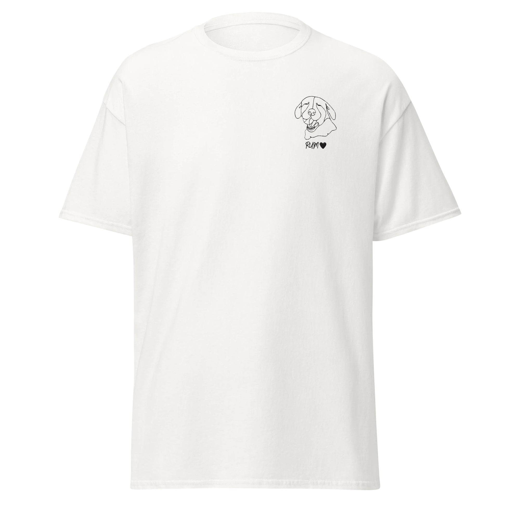 Custom Pet Embroidery T-Shirt Small