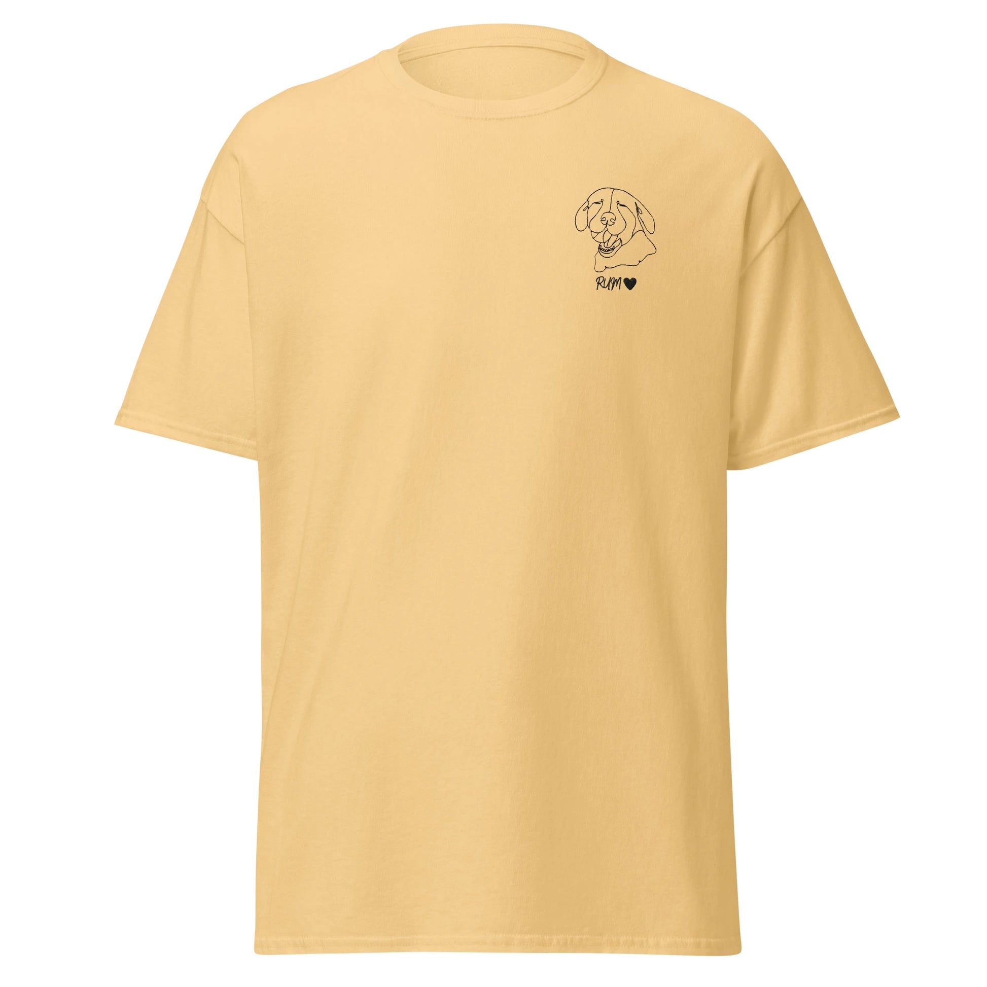 Custom Pet Embroidery T-Shirt Small